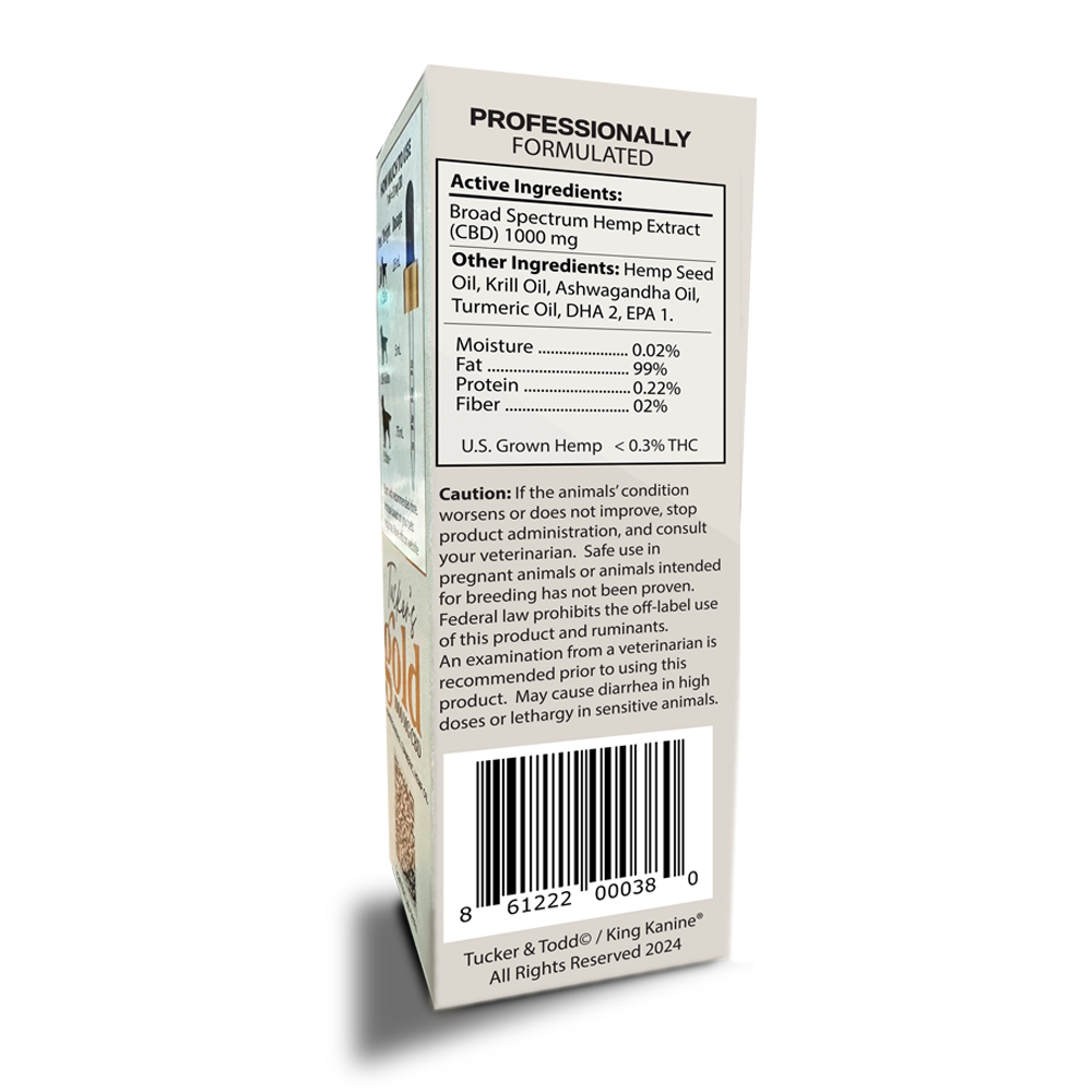 Tucker's Gold CBD 1000mg