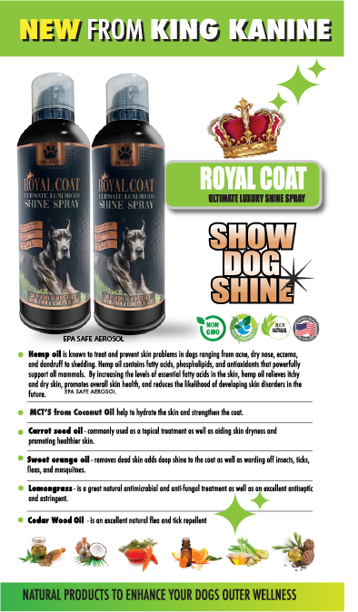 NEW!!! Royal Coat Ultimate Luxurious SHINE SPRAY - dogs only