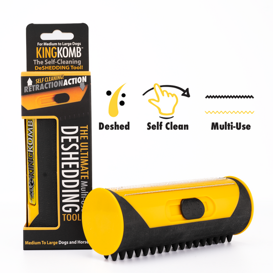 KING KOMB™ - De-Shedding tool Yellow